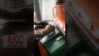 Hidrolik Kesim Presi Döner Kafa