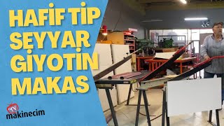 Hafif Tip Seyyar Giyotin Makas 1.200Mm