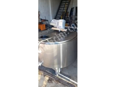500 Kg Sut Sogutma Tankı Lazer Rolbont-Kantar ve Aktarma Pompası
