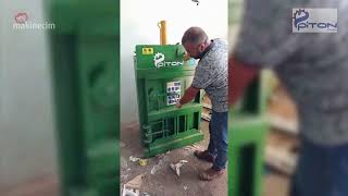 Bale Press Machine Pet Paper Carton Compressing Press Mini Size