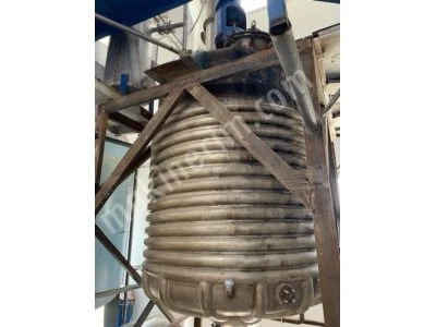 8000 Litre Aisi 316 Paslanmaz Reaktör