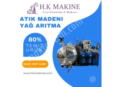 Atık Madeni Yağ Arıtma Tesisi