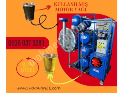 WE CONVERT USED ENGINE OIL TO DIESEL