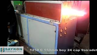 Tunnel Induction Heater With 300 Kva Insulation Transformer