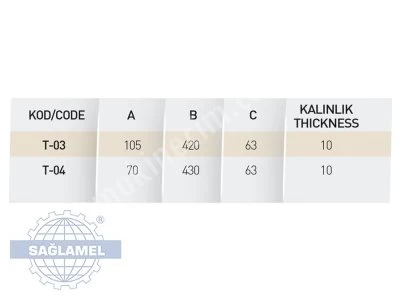 Çizel Bıçak T-03 Çizel Bıçağı, Yılan Dili Bıçak
