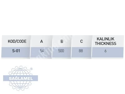 Pancar Sökme Bıçağı ( Hazırlayıcı) S-01