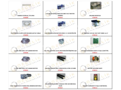 Cutting Weighing Parts List