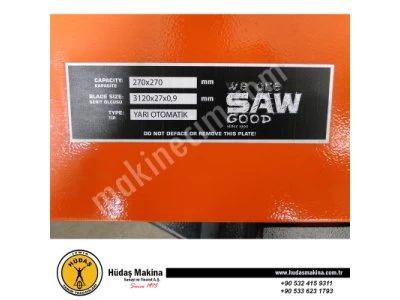 Dispa My 270 Semi-Automatic Bench Angle Band Saw