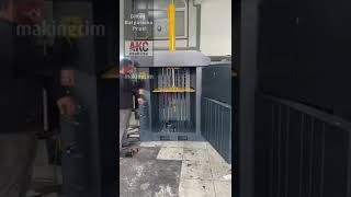 Hurda Geri Dönüşüm Kağıt Karton Naylon Geri Dönüşüm Makinaları Dikey Balya Presleri