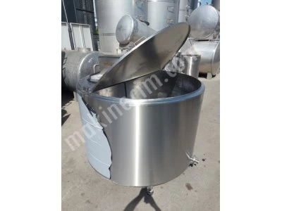 STAINLESS MILK COOKING BOILER ELECTRIC 1000 LITER 2000 LITER
