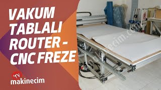 Router - Cnc Freze - Vakum Tablalıdır