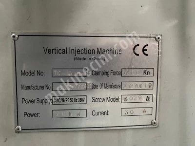 120 Tons Vertıcal Plastic Injection Machine