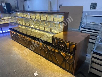Nuts Cabinet Snack Turkish Delight Dragee Candy Cabinet