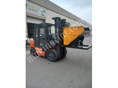 Forklift Devirmeli Çöp Konteyner
