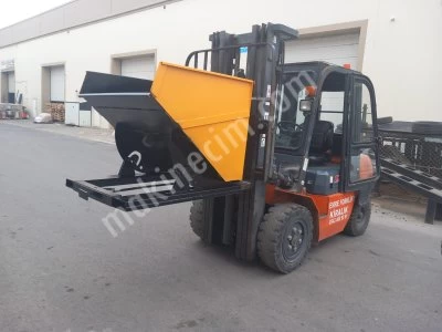 Forklift Devirmeli Çöp Konteyner