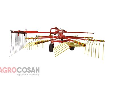 Rotary Windrower 4 Wheel And 2 Wheel