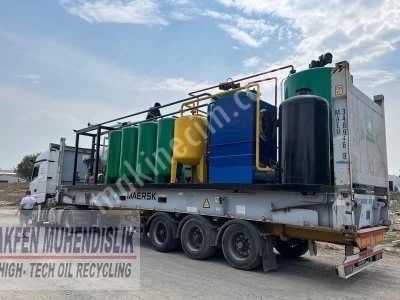 Atık Motor Yağı Geri Dönüşüm Makinesi