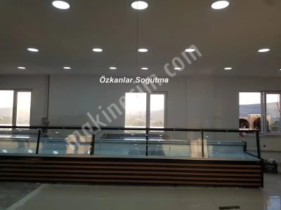 Komple Market Malzemesi Market Dolapları Raflar Soğuk Oda Kıyma Makinesi Polyemit Tezgah Kasa Banko
