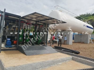 Lpg Skid System Autogas Dispenser Refilling Cylinder Scale