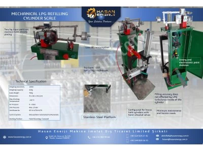 Lpg Refilling Cylinder Scale Bascule Gpl
