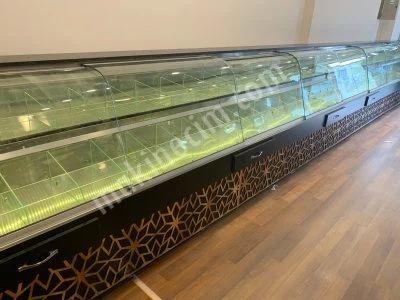 Önden Çalışmalı Kuruyemiş Lokum Draje Vitrin Dolabı