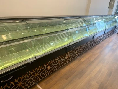 Önden Çalışmalı Kuruyemiş Lokum Draje Vitrin Dolabı