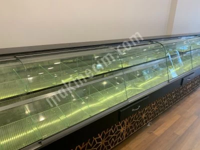 Önden Çalışmalı Kuruyemiş Lokum Draje Vitrin Dolabı