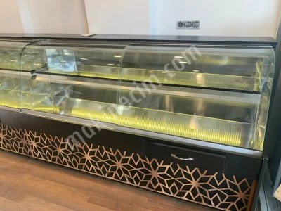 Önden Çalışmalı Kuruyemiş Lokum Draje Vitrin Dolabı
