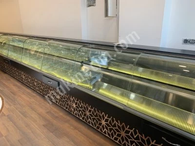 Önden Çalışmalı Kuruyemiş Lokum Draje Vitrin Dolabı