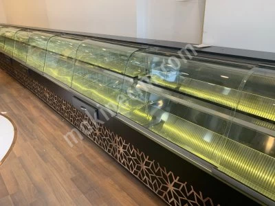 Önden Çalışmalı Kuruyemiş Lokum Draje Vitrin Dolabı