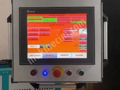 100 Kw Plc Kontrollü Dikey İndüksiyon Yüzey Sertleştirme Makinası