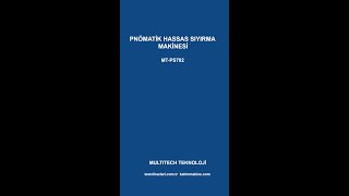 Pnömatik Hassas Sıyırma Makinesi