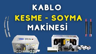 Ttr Kablo Kesme ve Soyma Makinesi
