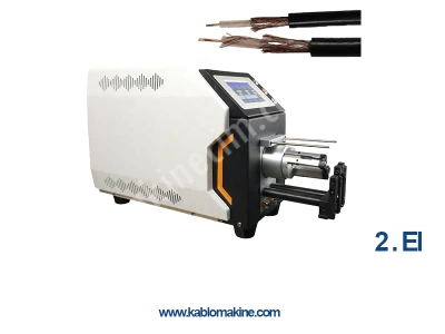 Otomatik Koaksiyel Kablo Sıyırma Makinesi