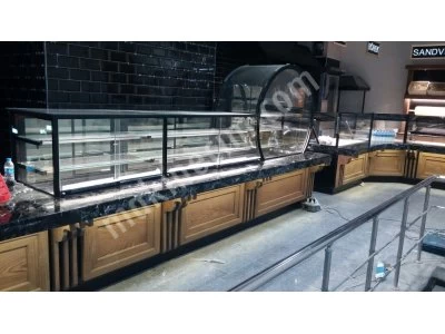 Pasta Dolabı Poğaça Börek Tatlı Unlu Mamüller Vitrin Dolabı