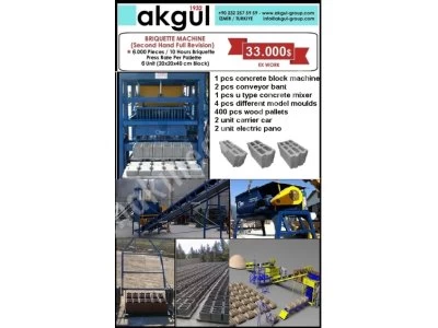 Briket Bims Beton Blok Makinaları