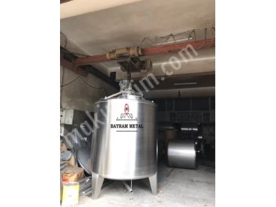 Paslanmaz Karıştırıcı Isıtmalı Mikser Kazan Tank Kozmatik Kimya