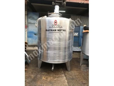 Paslanmaz Karıştırıcı Isıtmalı Mikser Kazan Tank Kozmatik Kimya