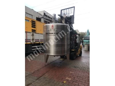 Paslanmaz Karıştırıcı Isıtmalı Mikser Kazan Tank Kozmatik Kimya