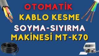 Otomatik Kablo Kesme ve Sıyırma Makinesi