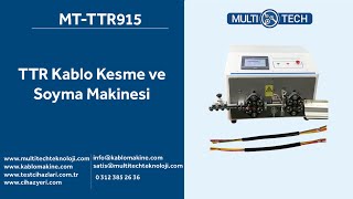 Ttr İç ve Dış Kablo Kesme ve Sıyırma Makinesi