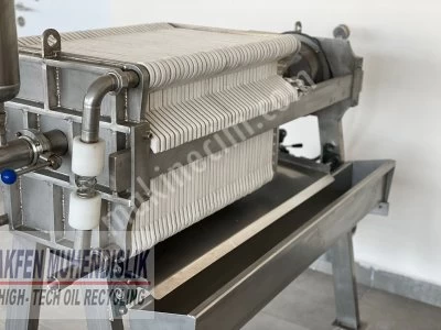 Zeytinyağı Plakalı Kağıt Filtre Pres Ak-K440 Model 400X400 40 Plaka 
