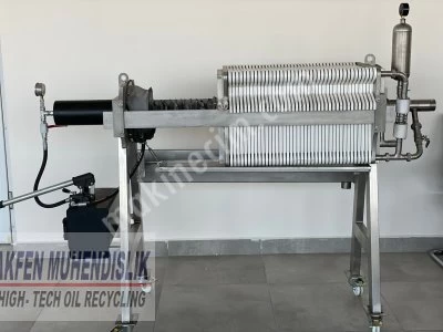 Zeytinyağı Plakalı Kağıt Filtre Pres Ak-K440 Model 400X400 40 Plaka 