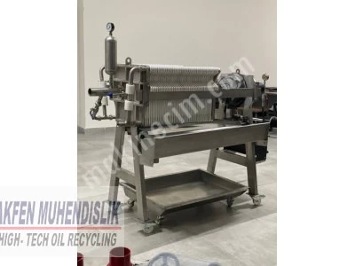 Plakalı Kağıt Filtre Pres 400X400 40 Plaka