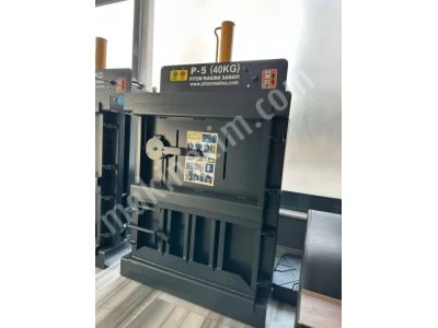 Dikey Balya Pres Makinası Hurda Presi Kağıt Karton Naylon Presi