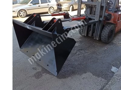 Forklift Odun Talaşı Kovası Forklift Uzatması