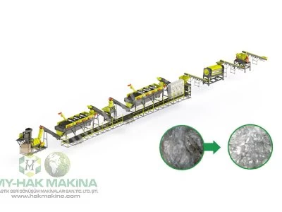 Plastik Geri Dönüşüm Tesisi Pe Geri Dönüşüm Hattı