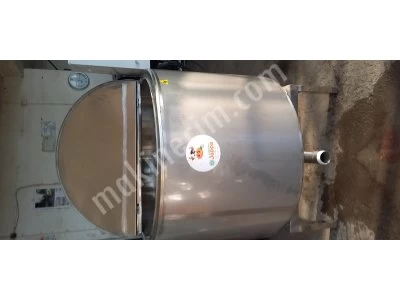 1000 Kg Süt Pişirme Tankı Elektrikli