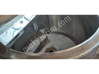 1000 Kg Süt Pişirme Tankı Elektrikli