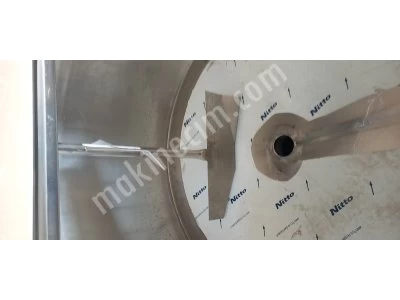 1000 Kg Süt Pişirme Tankı Elektrikli